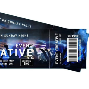 Impression de billets d'événement sécurisés personnalisés - Product Image 1