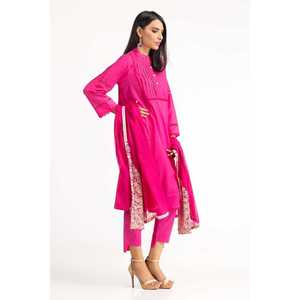 Salwar Kameez de Algodón Teñido Dobby WGK-DBS-DE-2192, Camisa y Pantalón para Fiesta, Dupatta Bordada - Product Image 2