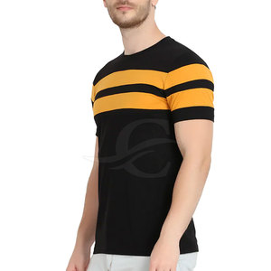 T-shirt personnalisé pour homme, nouveau style streetwear, tissu en polyester/coton tricoté de qualité supérieure, respirant, anti-plis, 220g, faible MOQ - Product Image 2