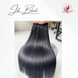 Soft Natural Black Beautiful Trustful Best Hair Vendor Bone Straight Vietnam Hair, Human Hair Wigs, Remy Hair Wigs Double Drawn