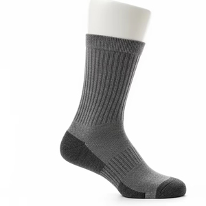 Calcetines de punto de secado rápido para hombre, calcetines transpirables de algodón y poliéster que absorben la humedad, deportivos, informales, para correr - Product Image 3