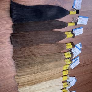 COLOR PELO A GRANEL Hermosas y de alta calidad Extensiones de cabello liso a granel 100% cabello humano listo para enviar - Product Image 2