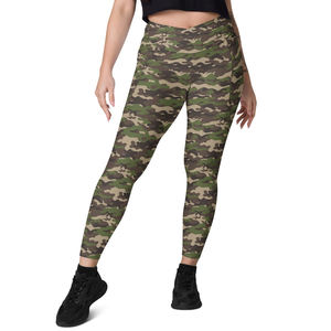 Gran oferta de mallas, pantalones de cintura alta, mallas de entrenamiento elásticas para Yoga, mallas de Yoga con cintura cruzada para Fitness, mallas de Yoga con cintura elástica deportiva - Product Image 1