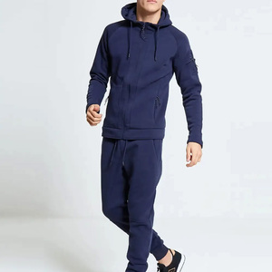 Custom Heavyweight Cotton Fleece Baggy <b>Hoodie</b> and Sweatpants Set Men Two Piece Set Tracksuit For Men - Product Image 1