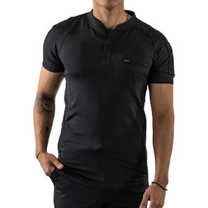 Tenues médicales unisexes en tissu tissé, ensembles médicaux, vêtements de travail, tenues d'hôpital, tenues de magasin d'animaux, tenues de travail pour femmes et hommes, style médecin - Product Image 4