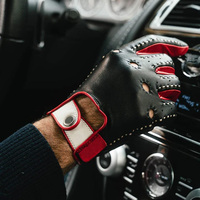 Gants de conduite en cuir unisexe de haute qualité, respirants, durables, chauds, compatibles écran tactile, pour activités de plein air, voyage, cyclisme, course à pied