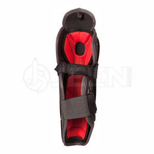 Espinillera de hockey sobre hielo de protección completa de entrenamiento de PU genuino con diseño personalizado y logotipo Servicios OEM Espinillera de hockey sobre hielo - Product Image 3