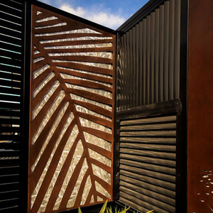 Panel <span class=keywords><strong>de</strong></span> partición <span class=keywords><strong>de</strong></span> pantalla <span class=keywords><strong>de</strong></span> jardín decorativo cortado con láser personalizado, pantalla <span class=keywords><strong>de</strong></span> jardín <span class=keywords><strong>de</strong></span> privacidad <span class=keywords><strong>de</strong></span> Metal <span class=keywords><strong>de</strong></span> acero inoxidable Corten oxidado - Product Image 6