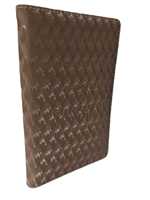 Porte-menu en cuir PU de haute qualité avec logo personnalisable, texture gaufrée, présentoir de factures et chèques en bois pour restaurants