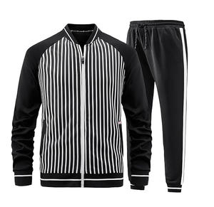 Sudadera con capucha suave transpirable y forro de color sólido con cremallera lisa y logotipo personalizado, ropa deportiva informal para correr, chándal para hombre - Product Image 3