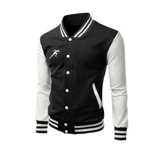OEM Vestes d'université de baseball pour hommes Mode d'hiver coupe ajustée à manches longues Logo Design Lettermen Veste de baseball universitaire pour hommes - Product Image 5