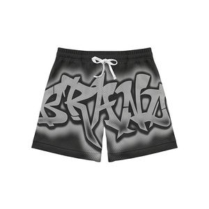 Concevez vos propres shorts en mesh de marque, 100% polyester, shorts en mesh athlétiques pour hommes, shorts en mesh décontractés, respirants, à séchage rapide, shorts de fitness en mesh - Product Image 2