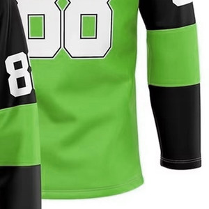 เสื้อเจอร์ซีย์ทีมฮอกกี้โพลีเอสเตอร์ระเหิดชื่อ/หมายเลขเสื้อกีฬาฮ็อกกี้น้ำแข็งของคุณ - Product Image 6