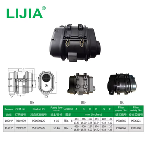 Heavy Duty ô tô lắp ráp không khí p608666 bộ phận <span class=keywords><strong>m</strong></span>áy nén Bộ lọc không khí nhà ở yếu tố tương thích với các thương hiệu khác nhau - Product Image 6