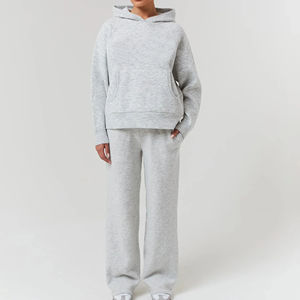 ชุดวอร์มสำหรับผู้หญิงชุดวอร์มผ้าฝ้าย100% ผลิตตามสั่ง - Product Image 4