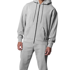 Ensemble de survêtement en molleton pour homme Reklo Industries, sweat à capuche et pantalon de jogging, vêtements décontractés d'hiver, coupe régulière, poids lourd 360g, 100% coton - Product Image 5