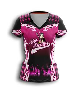 Uniformes de softbol impresos al por mayor, conjuntos de camisetas y pantalones sublimados personalizados para equipos femeninos - Product Image 6