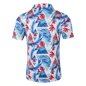 Camiseta Deportiva Informal Transpirable de Talla Grande para Hombre, con Botones de Secado Rápido, Sublimación con Estampado Completo para Golf - Product Image 2