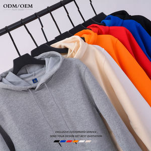 Prix usine sweats à capuche en coton imprimés personnalisés 300 GSM sweats lourds en gros chaud confortable doux brodé automne - Product Image 2