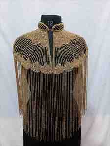 Classic Design Handbeaded <b>Poncho</b> Style Top <b>Women</b> Girls Wearing Stylish Top Heavy <b>Ponchos</b> <b>for</b> Parties - Product Image 2