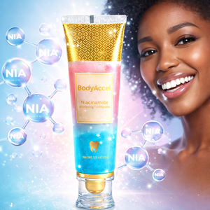 Pasta Dental Blanqueadora con Niacinamida, Gel Portátil Sin Flúor para Eliminar Manchas de Café, Té y Humo, Refresca el Aliento y Protege el Esmalte - Product Image 5