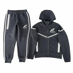 Dernier design de survêtement pour homme en coton et polyester, survêtement décontracté à manches longues, vêtement surdimensionné, survêtement d'hiver en polaire, taille XL - Product Image 1