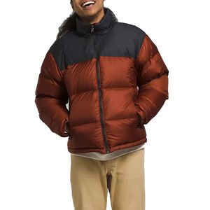 Veste matelassée personnalisée de haute qualité pour hommes, veste d'hiver imprimée, col montant, poches, motif tendance - Product Image 1