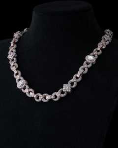 Princesa corte infinito enlace cadena Moissanite diamante elegante atemporal estilo Hip Hop joyería compromiso fiesta boda aniversario - Product Image 6