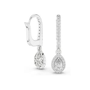 Pendientes de Diamantes de Laboratorio, 0.828 CT, Claridad VVS-VS EF, Oro de 18K, 14K, 10K y Plata 925, Oro Rosa, Amarillo y Blanco - Product Image 5