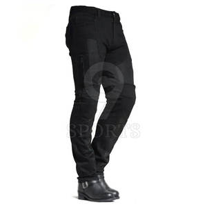 กางเกงยีนส์สำหรับผู้ชายกางเกงยีนส์น้ำหนักเบาสำหรับใส่ลำลองเอวกลางทำจากผลิตตามสั่ง - Product Image 1