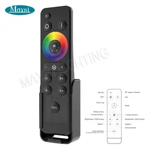 Telecomando 5 in 1 RF DIM 2.4G Controller Wireless a 4 zone per striscia LED CCT RGB RGBW RGBCW