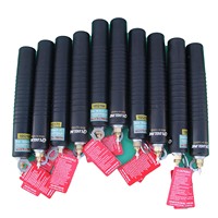 Tapones Hidráulicos Inflables para Tuberías, Modelo IPS Negro de Plugline, con Cubiertas de Goma para la Operación de Tuberías