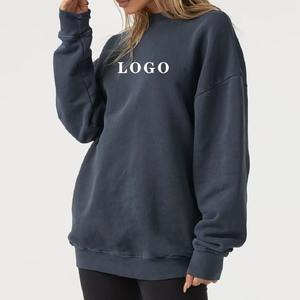 เสื้อสเวตเชิ้ตสตรีทแวร์ทรงโอเวอร์ไซส์ พร้อมโลโก้ด้านหน้า ผลิตจากผ้าฝ้าย 100% ทรงหลวม สวมใส่สบาย เหมาะสำหรับใส่ในชีวิตประจำวัน - Product Image 5