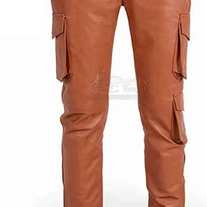 Precio barato Pantalones para hombre Pantalones de cuero de calidad superior Pantalones de cuero de color personalizado de invierno para hombres - Product Image 3