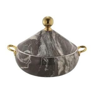 Ensemble de casseroles en bois faites à la main de style arabe de luxe en gros avec casseroles en métal - Product Image 2