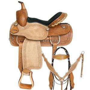 Best-Selling Horse Saddle | American Leather Saddle Western & English for Professional Horse <b>Racing</b> Trail and Riding <b>Seats</b> - Product Image 5