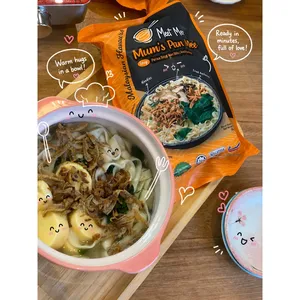 HALAL MEET MEE Mum's Soup <b>Pan</b> Mee Traditional Anchovies Broth Ikan Bilis-Non-Fried Instant Noodles - Product Image 1