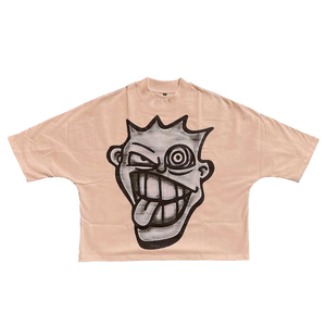 เสื้อยืดครอปไซส์ใหญ่พิเศษสำหรับผู้ชายเสื้อยืดไหล่ปล่อยพอดีตัวเสื้อยืดแนวสตรีทเสื้อยืดผ้าฝ้าย100% ผู้ชาย2025 - Product Image 6