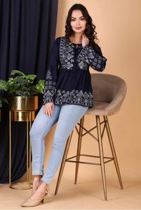 Top de mujer de manga larga para trabajo regular y de oficina de la mejor calidad disponible a precio mayorista de India - Product Image 5