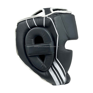 Premium Customized Boxing Headgear Manufacturer PU Leather Head Guard with Face Protection - Product Image 2