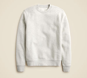 Jersey de lana de algodón pesado hecho a medida, sudadera de alta calidad con logotipo bordado personalizado, sudadera básica de talla grande para hombre - Product Image 6