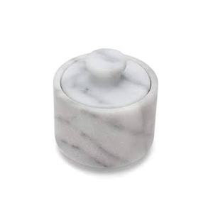 Boîte à sel en marbre de qualité supérieure stockage et organisation de la cuisine bol conteneur à épices produit Offre Spéciale fabriqué en Inde - Product Image 2