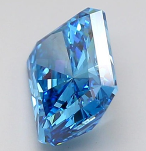 เพชรที่โตแล้วสำหรับทำเครื่องประดับ CVD ไดอะมอนด์สีฟ้าสดใส - Product Image 3