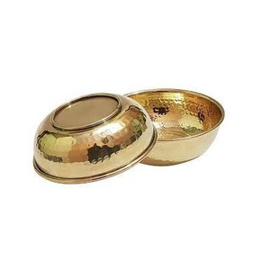Bol en cuivre et en laiton, vaisselle, utilisation personnalisée, taille ronde, bol en laiton massif, produit à succès - Product Image 5