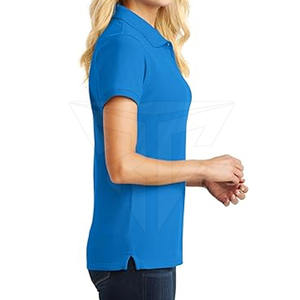 Camiseta de polo informal de algodón 100% para mujer en talla grande Ropa de verano cómoda a un precio razonable - Product Image 3