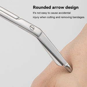 Tijeras de instrumentos quirúrgicos ecológicos de acero inoxidable 2Cr13 de alta calidad, tijeras de vendaje médico de ANAAIF ENTERPRISES - Product Image 5