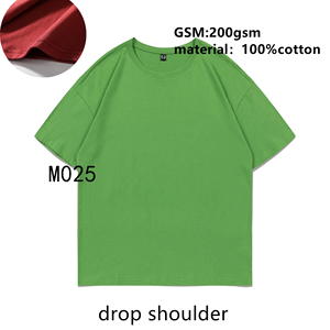 Camisetas Lisas al por Mayor para Hombre, 230 g/m², 100% Algodón, de Secado Rápido, Transpirables, Cuello Redondo, Corte Holgado, Unisex, con Logotipo Personalizado - Product Image 3