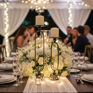 Chandelier élégant en aluminium noir |   Design classique moderne fait à la main |   Décoration écologique pour la maison et les mariages - Product Image 3