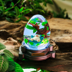 Lámpara de resina personalizada, resina de lámpara Snolax, luz nocturna personalizada, po.ke.mo lámpara epoxi, lámpara art deco, regalo personalizado, regalo hecho a mano - Product Image 2