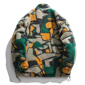 เสื้อแจ็คเก็ตผ้าแคนวาสขนเชอร์ปาแบบมีฮู้ดสำหรับผู้ชาย-กันน้ำและระบายอากาศได้ดี เหมาะสำหรับทำงาน ท่องเที่ยวแบบสบายๆ และการเดินทางในฤดูหนาว - Product Image 6